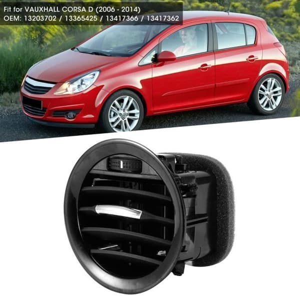 Luftventil, elegant og præcis, bilventilation til VAUXHALL CORSA D (2006-2014) praktisk erstatning