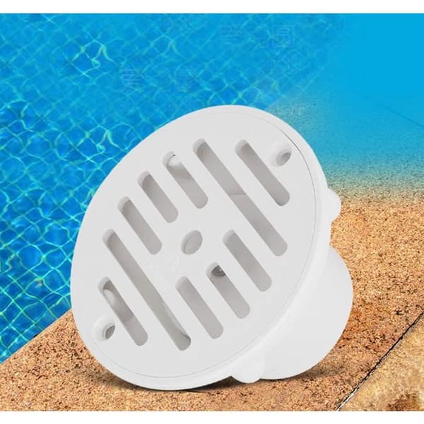 Avlopp för pool, justerbart flöde PVC poolavlopp utlopp avloppstillbehör ersättningsdelar