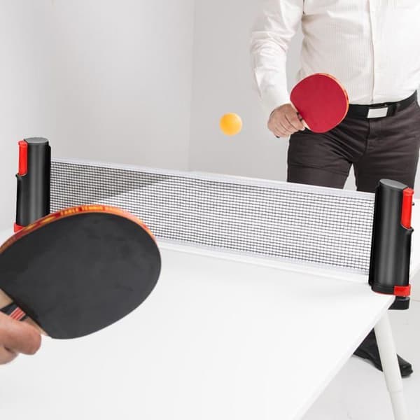 Bordtennisnet, justerbart erstatningsnet, kan forlænges op til 170 cm