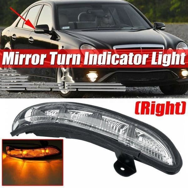 Bil Höger Dörrspegel Blinkers för Mercedes W211 W221 W219 2007-2011 E320 E350 E550 E63 2198200621