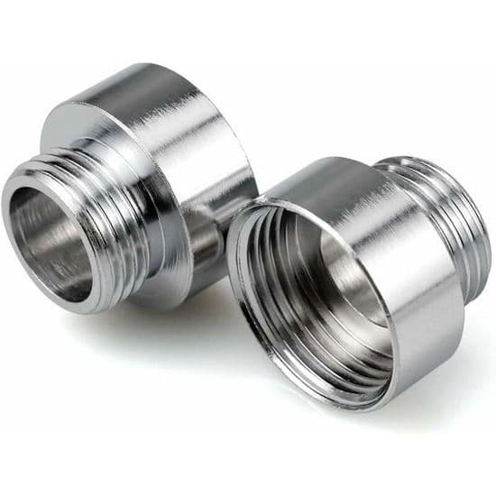 Kromhaneadaptere 3/4\" x 1/2\" Reducerende Nippelbeslag til Haneadaptere Bruseforbindelse