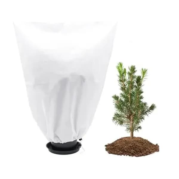2-pack utomhusväxt vinterskydd 75g/m² växtskyddstyg för citronträd, palmträd, olivträd (1st 60 * 80)