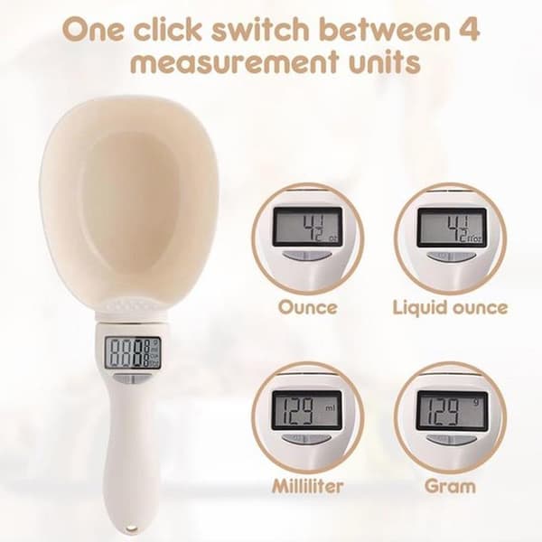 - Digital Kitchen Scale - Multifunctional Spoon Scale - LCD Display - Up to 800g - Accurate Measurements - Suitable for Cooking