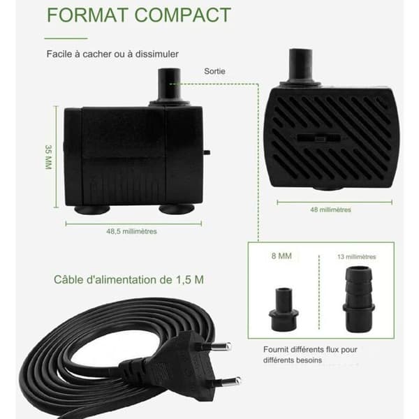 Mini Aluan blæser - USB genopladelig - Justerbar hastighed - Bærbar