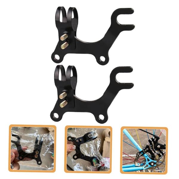 Disc Brake Conversion Kit for Black Bikes, 2-Piece Upgrade Kit