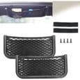 Netopbevaringsorganisator med 2 poser - Sort - ABS-materiale - 26 x 12 cm