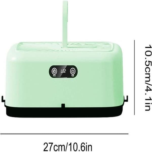 Portable Dryer with Timer Function, Compact Clothes Drying Machine for Apartments and RVs.