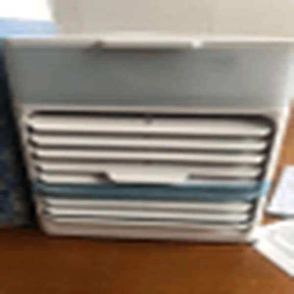 Mini bærbar aircondition, lydløs mobil aircondition, mini luftkøler ventilator med blødt natlys