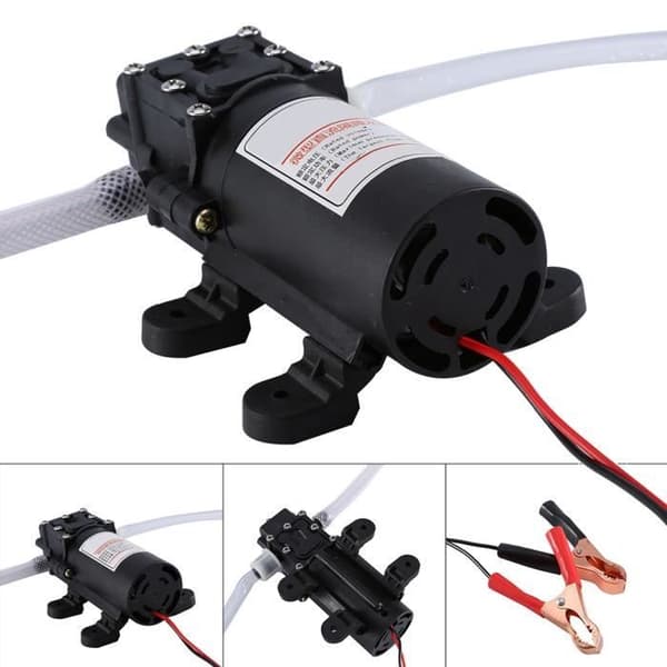 Bränslepump - Bil - 12V 60W - Självsugande - Flödeshastighet 5L/min - Tryck 0.8MPA