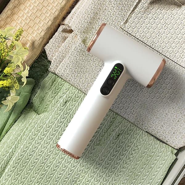 Profesjonell trådløs hårføner - 3 hastigheter og 3 temperaturer, USB-oppladbart batteri, 200W hårføner, hårføner med digitalt display for kvinner