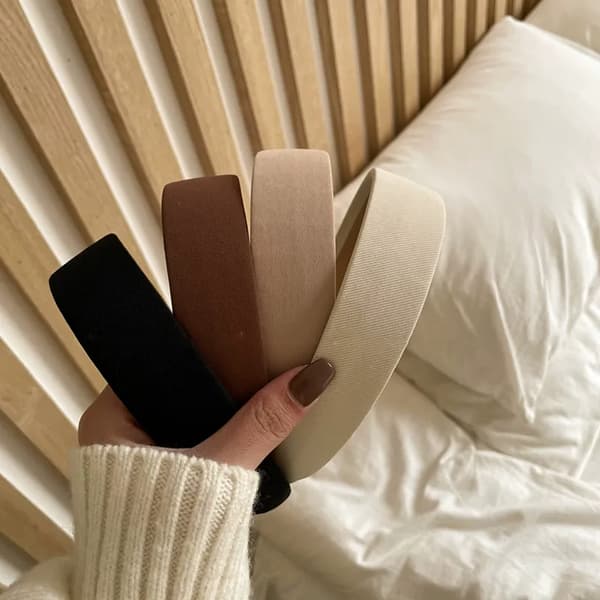 Hårbånd til kvinder - skridsikre - trendy hårbånd til kvinders hår - 2,5 cm brede - søde hårbånd til piger - efterårshårbånd