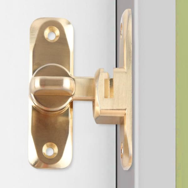 Door Latch - 90°/180° Universal (Drilling/No Drilling) Gold
