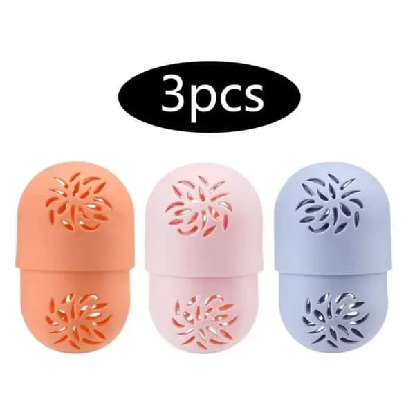 Makeup Svampeholder - Ikke specificeret - 3 Stykker - Blød Silikone - Pink - Justerbar