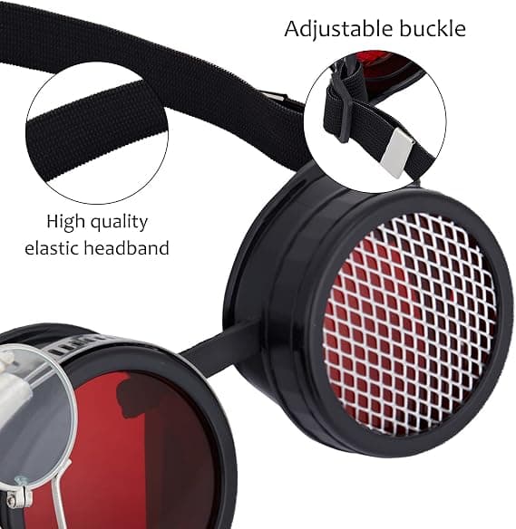 Steampunk Goggles Rave Briller Cosplay Goggles Steampunk