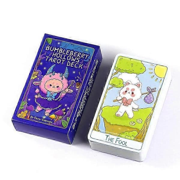 Bumbleberry Hollows Tarotkort, Oracle Deck-spil med digital PDF-guide, spådom, fest, skrivebordslegetøj, Synchronicity Oracle Synchronicity Oracle