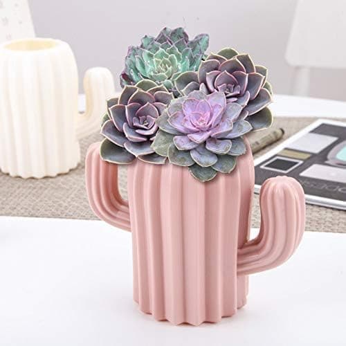 Pen Holder - Cactus Pen Holder - Creative Pink Desk Mug - Pink