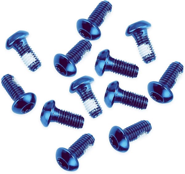 12 stk. M5*10 mm rustfrie bremseskruer for terrengsykkel