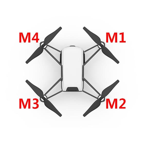 4 stk til DJI Tello Motor 8520 Børstet Motor Erstatning Reparationsdel til Tello Ryze Tello Edu Drone