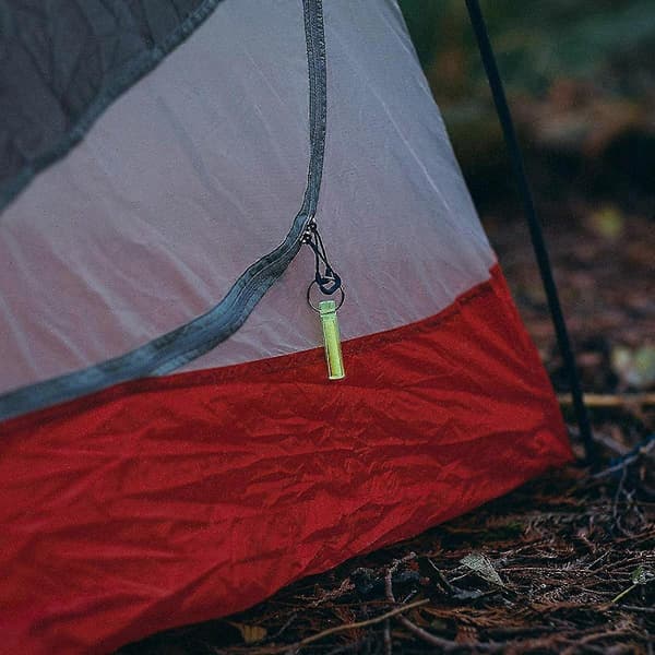 Gear Aid Ni Glo Självlysande Nyckelring för Utrustning Clear One Size Clear One Size