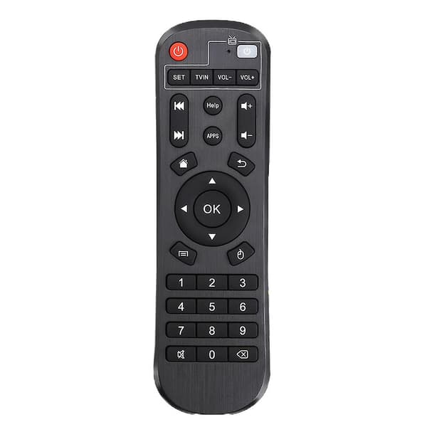 Erstatningsfjernkontroll for Android TV-boks H96/h96 Pro/h96 Pro+/h96 Max X2/x96 Mini/x96 (FMY)
