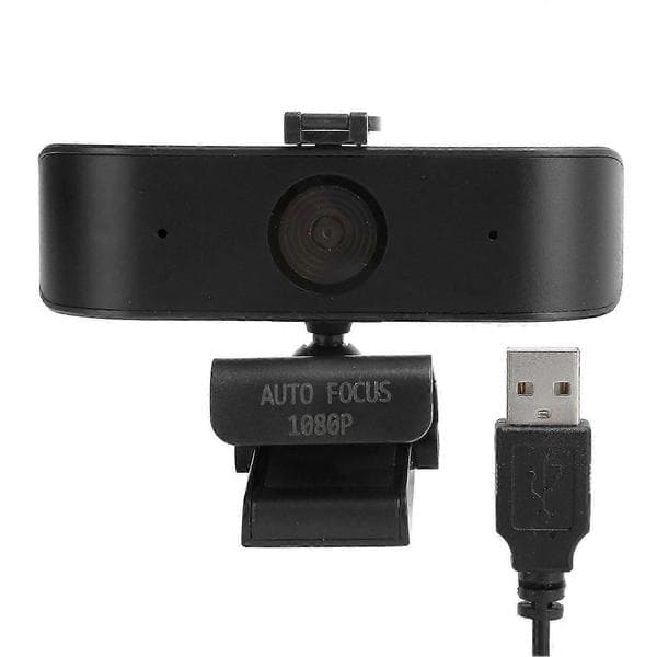 1080p USB-datorwebbkamera med mikrofon för onlinekonferenser/klasser