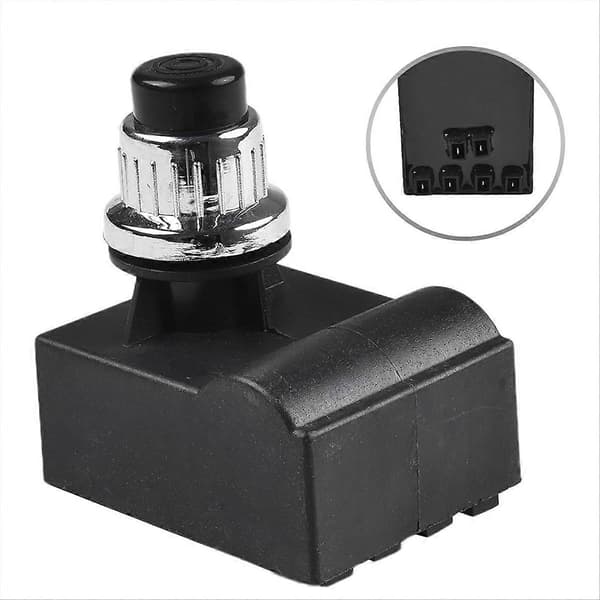 BBQ Gas Grill Igniter Replacement 6 Outlet Battery Powered Push Button Ignition for Outdoor Grill Black Svart