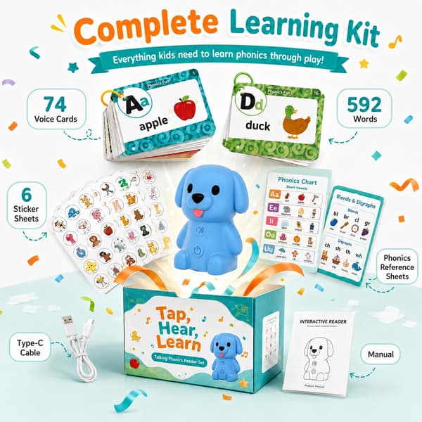 Interactive Reading Dinosaur, Dino Reading Pen with 73 Talking Flashcards, Talking Learning Toy for Preschool, Kindergarten, Homeschooling, Phonics 1pc 1pc