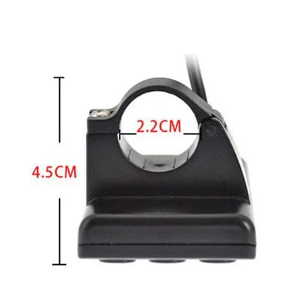 S866 Elsykkel LCD-skjerm E-sykkel El-scooter Displaymåler Kontrollpanel Med Vanntett-FX-