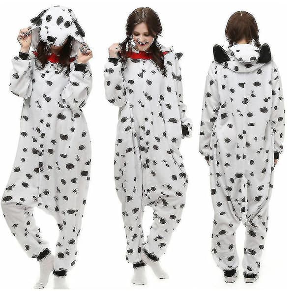Dalmatinerdräkt Anime Pyjamas Vuxen Overall Nattkläder Sovkläder S S