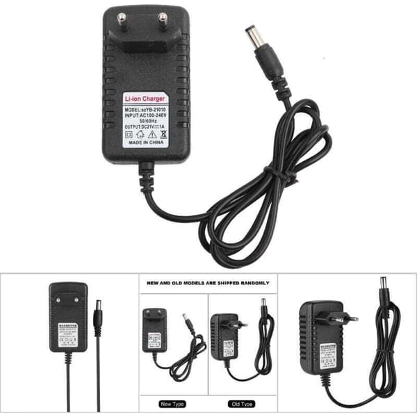 Thick Copper Core Li-ION Charger Adapter Mains 21V/1A Lithium Battery 5.5 x 2.5mm Port EU Plug