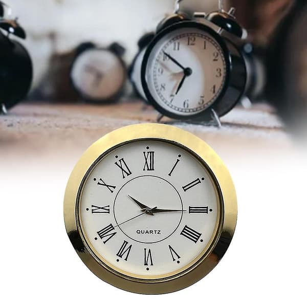 Stylish 55mm Clock Insert DIY Movement Round Clock Head Inlaid Reliable Time Display, Suitable For Various Environments
