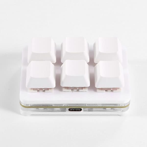 Portable Keyboard 6 Keys Shortcuts Custom Keyboard USB PlugAndPlay Keyboard Keypad Mechanical Keyboard