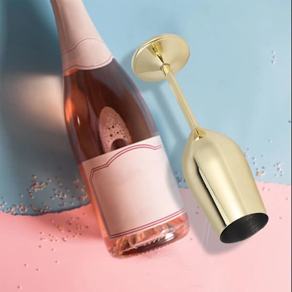 Vinglas i rustfrit stål Champagneglas Cocktailglas Metalvinglas Bar Brudsikkert vinglas