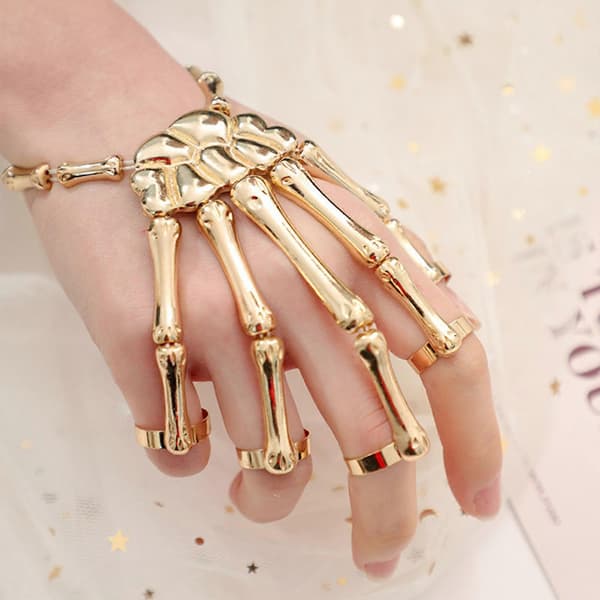 2025 Fidget Legetøj Skelet Hånd Design Til Natklub Halloween Kostume Tilbehør