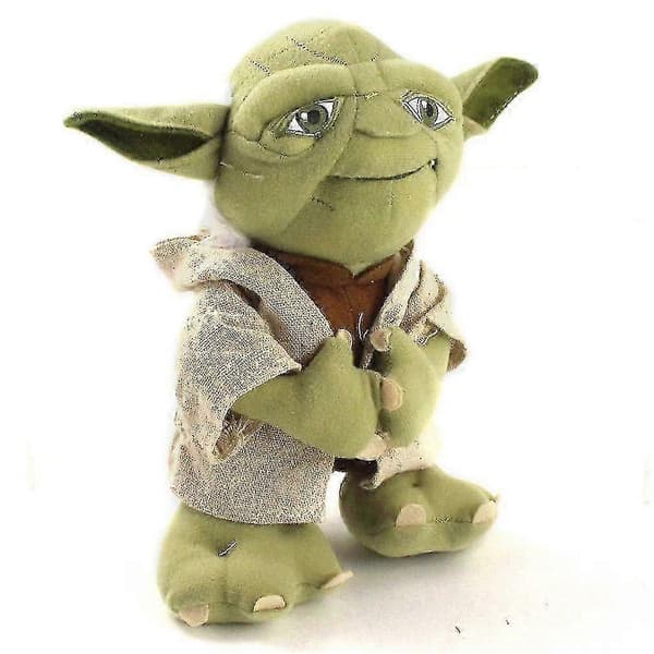 Smart gammel Yoda plyslegetøjsdukke 22 cm