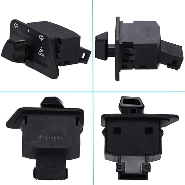 2 stk Motorcykel Blinkerswitch med Advarselslysafbryder, Dobbelt-FY-