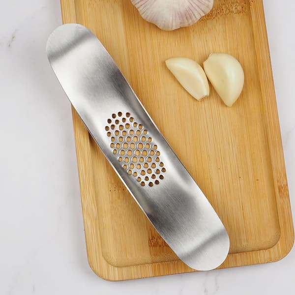 Garlic Rocker Crusher Chopper Press Dishwasher Safe, Stainless Steel