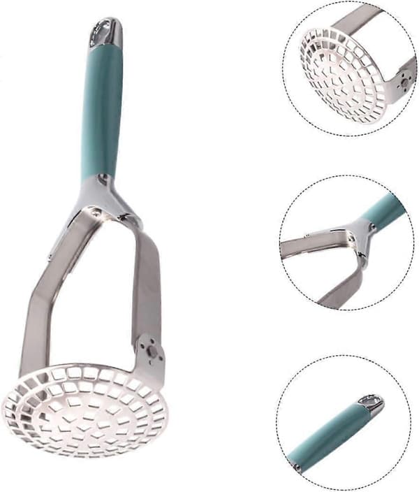 Potetmoser i rustfritt stål med ergonomisk sklisikkert grep for enkel mosing av grønnsaker