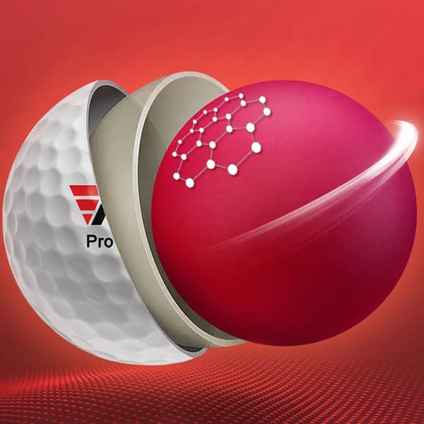 Trelagers tävlingsgolfboll, slitstark och hållbar, högelastisk gummikärna, golfutrustning för män och kvinnor 5 st 5PCS
