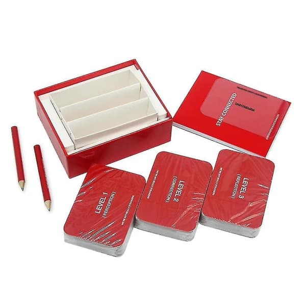 We're Not Really Strangers Party Board Game Friends Interactive Game Red