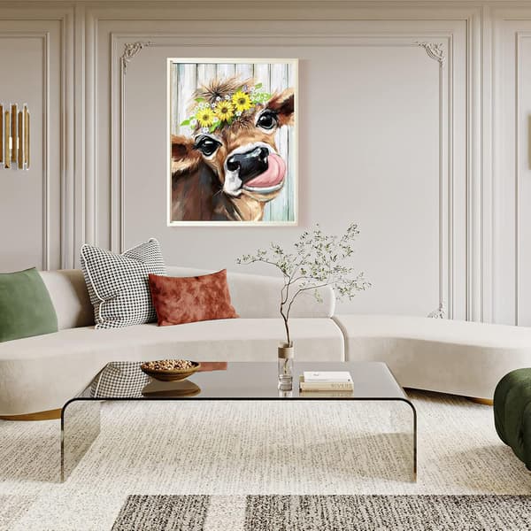 5D Diamond Painting-DIY-30x40cm-Charming Cow