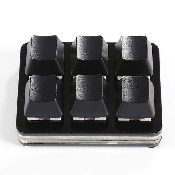 Portable Keyboard 6 Keys Shortcuts Custom Keyboard USB PlugAndPlay Keyboard Keypad Mechanical Keyboard