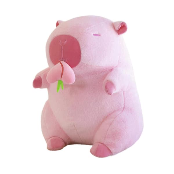 Kapybara-pehmolelu, pehmolelu Kapybara-pehmolelu, pehmeät Kapybara-pehmohahmot Persikka Kapybara Vaaleanpunainen Peach Capybara PInk