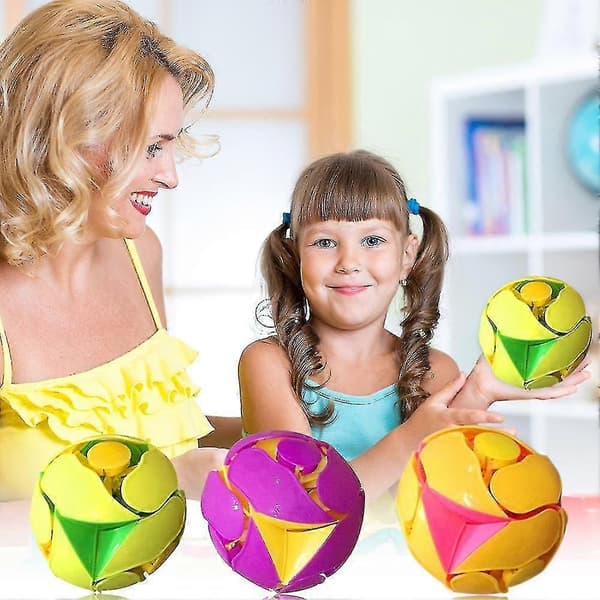 8cm Magic Ball Color Changing Throw Switch Decompression Toy Random Kids Birthday Gift Hand Throw (FMY)