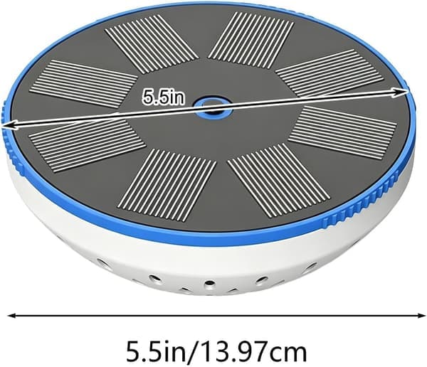 Rechargeable Solar Pool Light Waterproof Floating Lighting for In-ground Pools Bathtubs