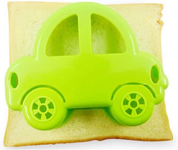 2 stk bilformede sandwichformer, brødform, barneaktiviteter, kakeform