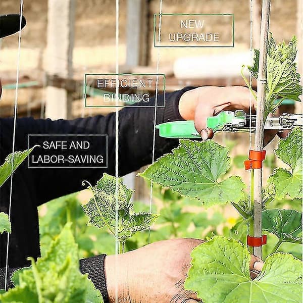Plant Binding Tool Stem Straps Garden Tools Packing Vegetables Tapener Machine Branch Hand Tying Machine Tool Compatible Grape-c