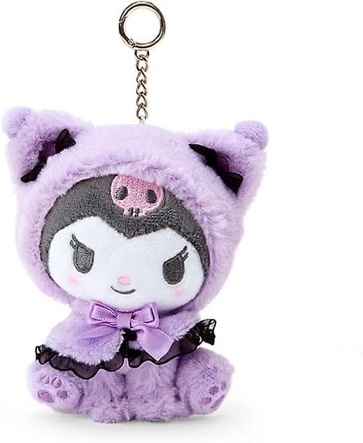 Kawaii plyschnøglering, hængende nøgleringstilbehør
