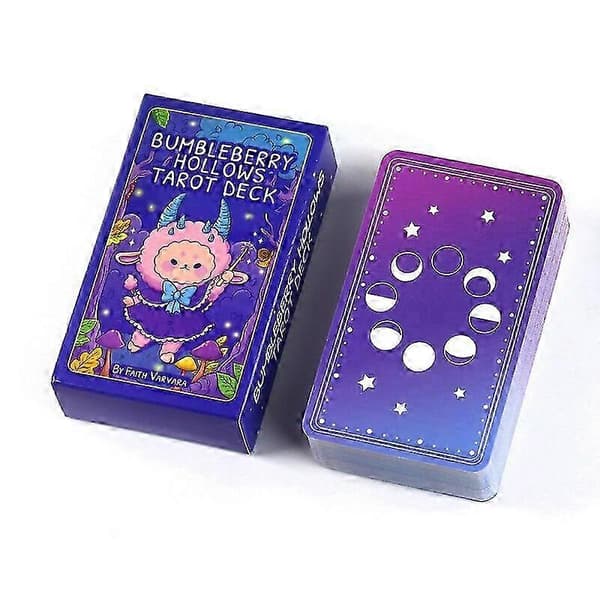 Bumbleberry Hollows Tarotkort, Oracle Deck-spil med digital PDF-guide, spådom, fest, skrivebordslegetøj, Ghost Tarot Ghost Tarot