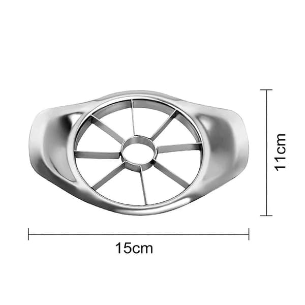 Stainless Steel Fruit Slicer Sharp Blade Multifunction 8 Slices Fruit Vegetable Cutter Divider Corer Manual Cutting Tool Kitchen Utensil